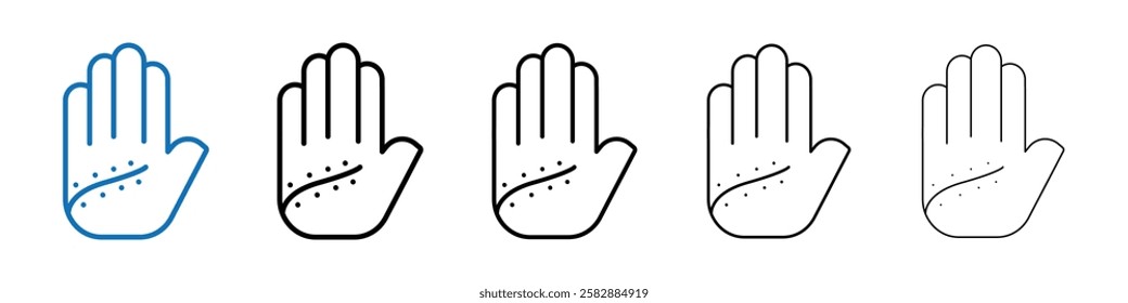 Scar icon Outline vector logo for web ui