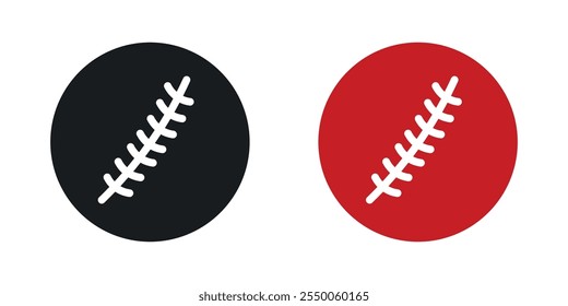 Scar icon set in black and colored version