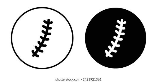 Scar Vector Line Icon Illustration.