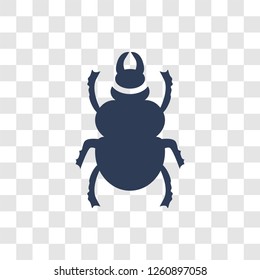 Scarab icon. Trendy Scarab logo concept on transparent background from Desert collection