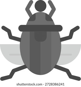 Scarab Line vector Icon Design