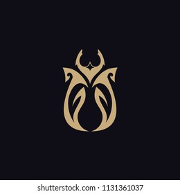 scarab logo template