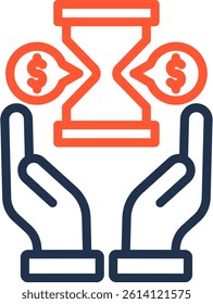 Scarcity Icon Color Line Vector Illustration