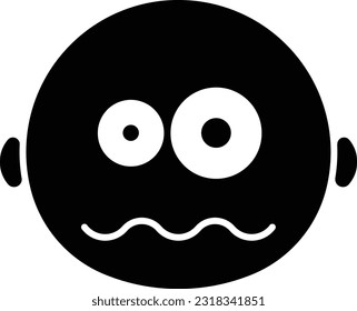 scare afraid bad fear shake Glyph