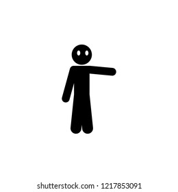 scare, child icon. Element of child icon for mobile concept and web apps. Glyph scare, child icon can be used for web and mobile