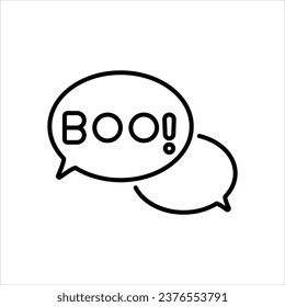 Scare icon isolate white background vector stock illustration
