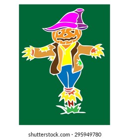 Scarecrow cartoon
