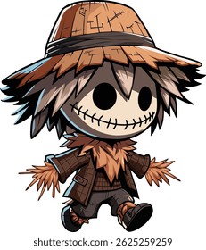 scarecrow doll halloween holiday theme