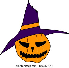 Scarecrow head Halloween