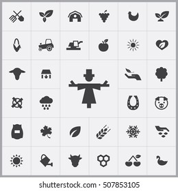 scarecrow icon. agriculture, farm icons universal set for web and mobile