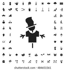 Scarecrow icon illustration isolated vector sign symbol