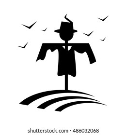 Scarecrow icon illustration isolated vector sign symbol