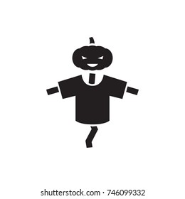 scarecrow icon illustration isolated vector sign symbol