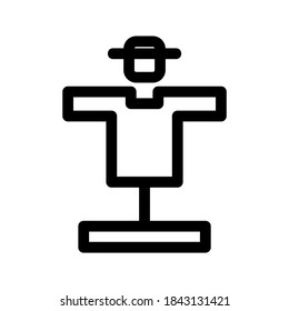 Scarecrow icon or logo isolated sign symbol vector illustration - high quality black style vector icons
