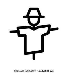 scarecrow icon or logo isolated sign symbol vector illustration - high quality black style vector icons
