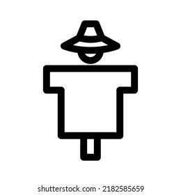scarecrow icon or logo isolated sign symbol vector illustration - high quality black style vector icons
