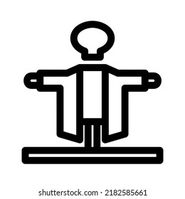 scarecrow icon or logo isolated sign symbol vector illustration - high quality black style vector icons

