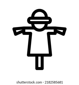 scarecrow icon or logo isolated sign symbol vector illustration - high quality black style vector icons

