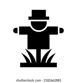 scarecrow icon logo isolated