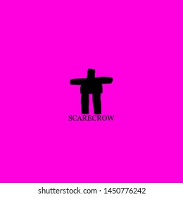 scarecrow icon sign signifier vector