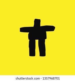 scarecrow icon vector