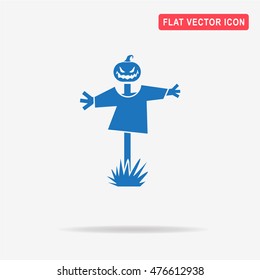 Scarecrow icon. Vector concept illustration for design.