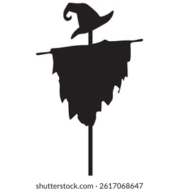 scarecrow icon vector design with hat