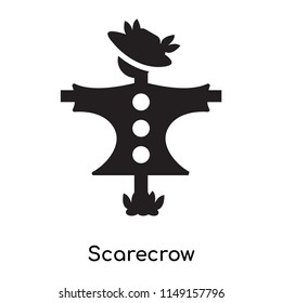 Scarecrow icon vector isolated on white background for your web and mobile app design, Scarecrow logo concept