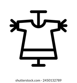 Scarecrow Icon Vector Symbol Design Illustration