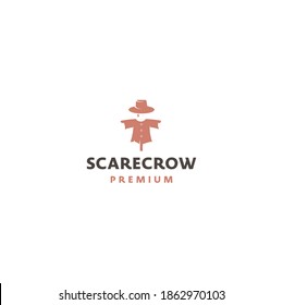  Scarecrow logo design concept.
logo design head scarecrow vector