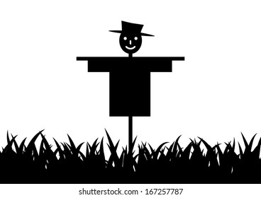 Scarecrow silhouette  