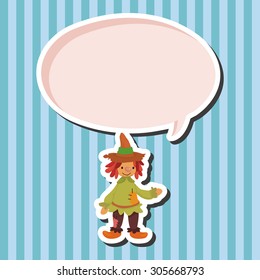 Scarecrow theme elements
