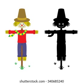 scarecrow vector illustration