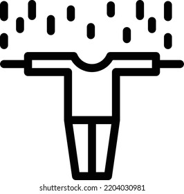 scarecrow Vector illustration on a transparent background. Premium quality symmbols. Thin line vector icons for concept and graphic design. 
