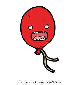 Scared Balloon Cartoon Stock Vector (Royalty Free) 72637936 | Shutterstock