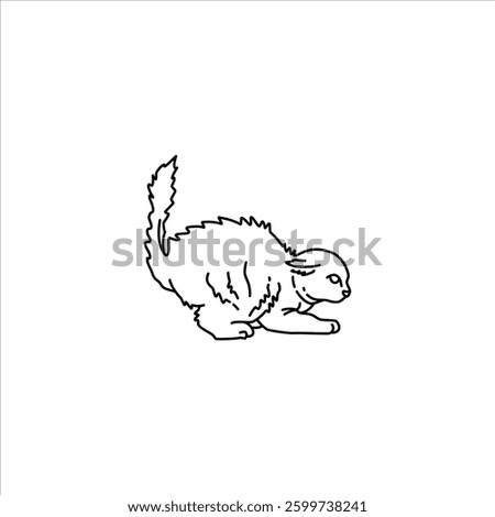 Scared Cat Drawing | Free download on ClipArtMag