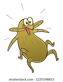 Scared dust mite