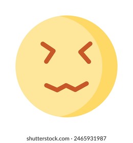 Scared emoji vector design, premium icon easy to use and download