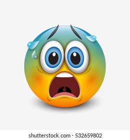 Scared Emoji Images Stock Photos Vectors Shutterstock