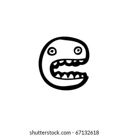 scared emoticon face