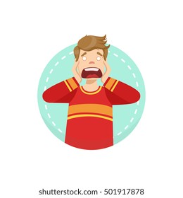 Scared Emotion Body Language Illustration