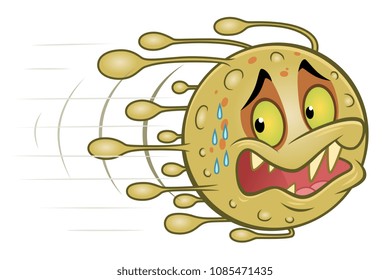 Scared escaping virus