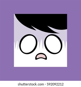 Scared Face Icon