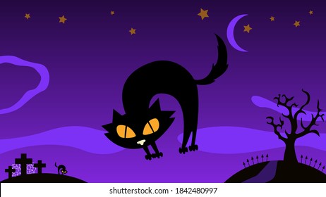 881 Scared cat moon Images, Stock Photos & Vectors | Shutterstock
