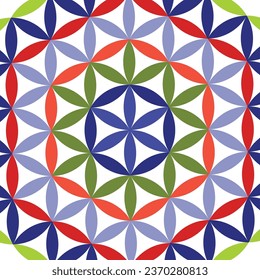 Scared geometry background. vector illustration