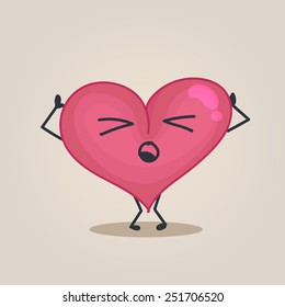 Scared Heart character