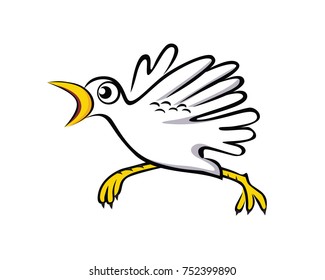Scared Running Chicken 