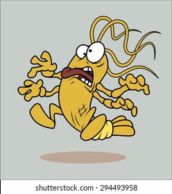 Scared Shrimp Character