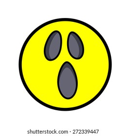 Scared Spooky Smiley