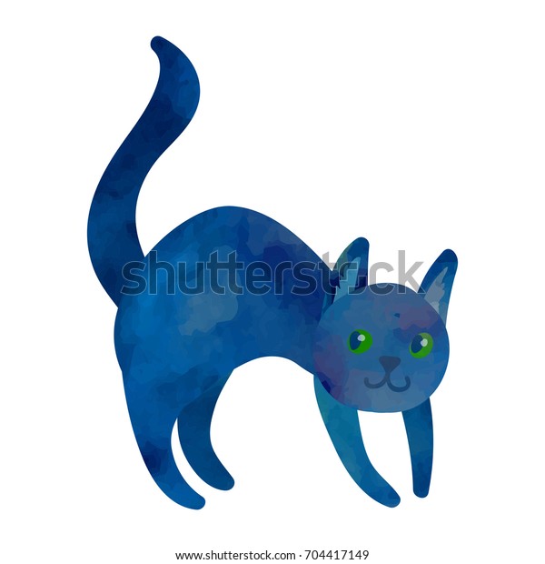 Scaredy Cat Funny Cartoon Clip Art Stock Vector Royalty Free